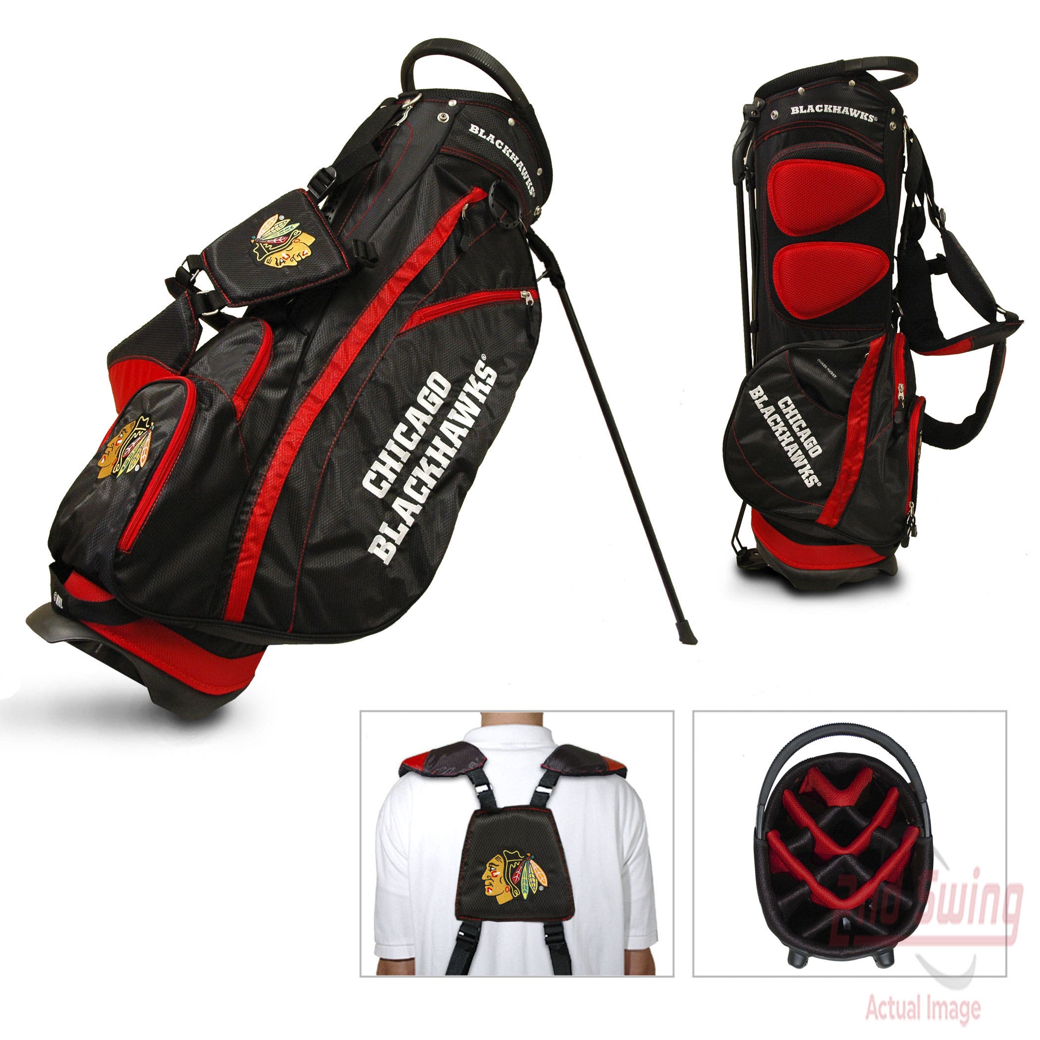 Team Effort Boston Bruins Caddie Carry Hybrid Bag